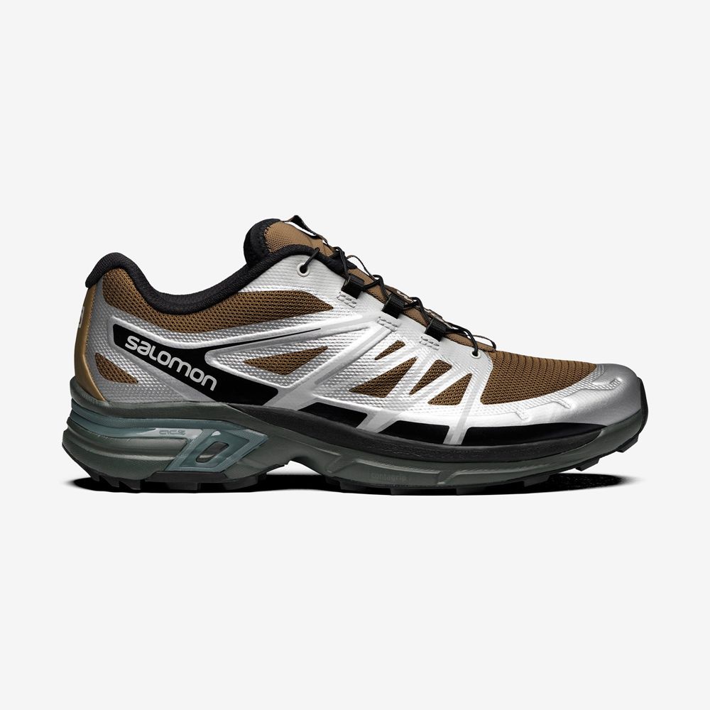 Salomon Singapore Mens Sneakers - XT-WINGS 2 Silver | 65487-NCAD